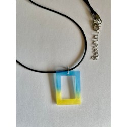 Rectangle Square Necklace
