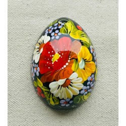 Magnet - Wooden egg with...