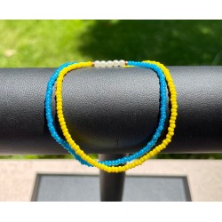 Bracelet - Ukrainian colors...