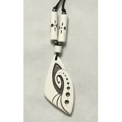 W-4 (White Ceramic Necklace)